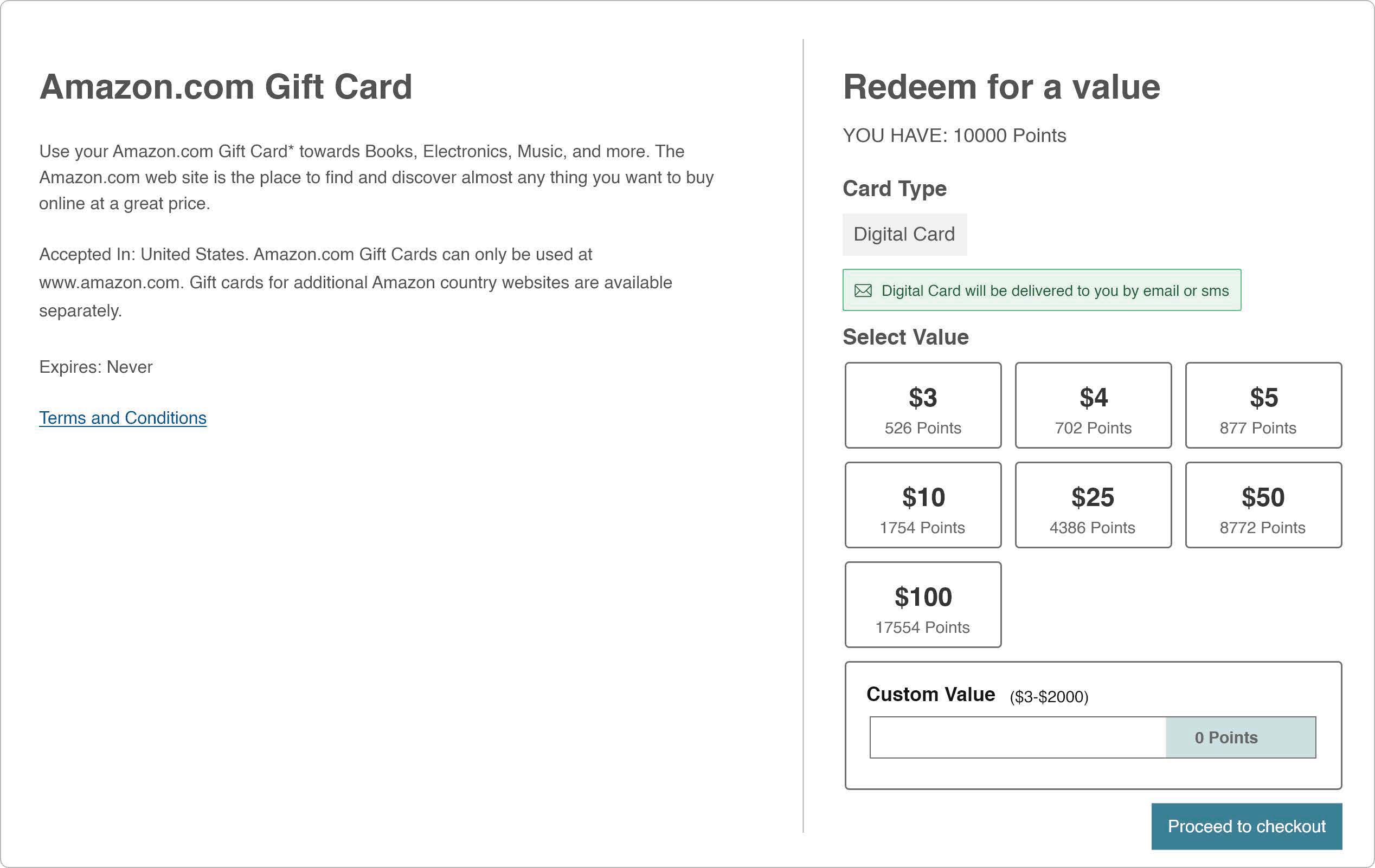 well ontarget gift cards redemption example