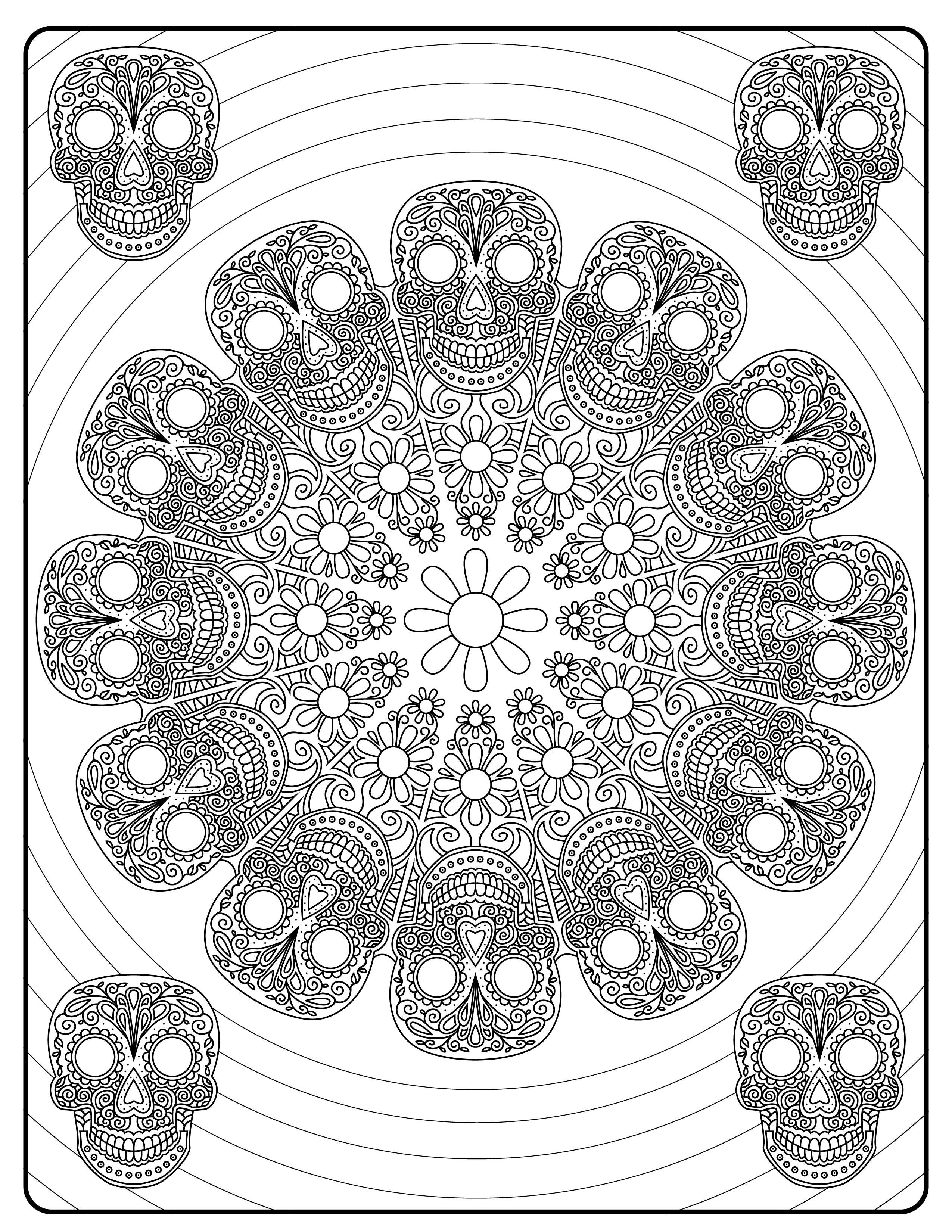 Día De Los Muertos mandala - Blue Cross and Blue Shield of ...