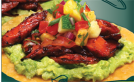 Spicy BBQ Carrot Tostadas