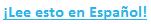 Lee esto en Espa&ntilde;ol 